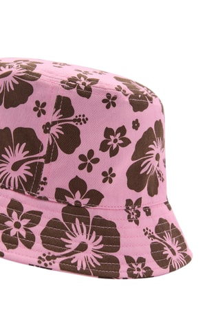 Chapeau bob imprimé - Fuchsia