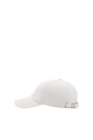 Casquette message brodé - Blanc