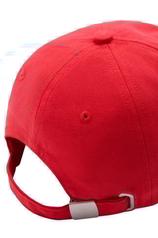 Casquette message brodé - Rouge