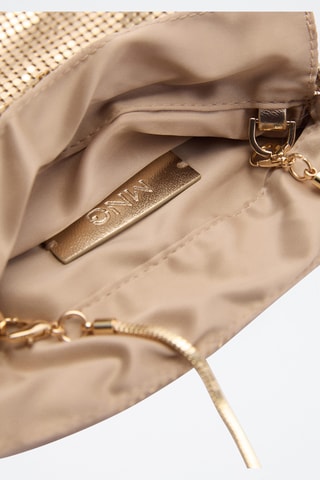 Sac porté main paillettes - Doré
