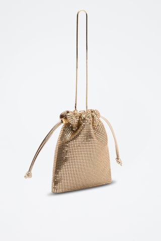 Sac porté main paillettes - Doré