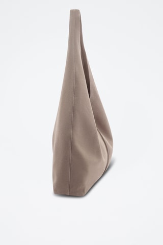 Sac shopper cuir - Beige