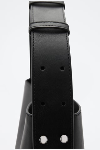 Sac cabas anse courte - Noir