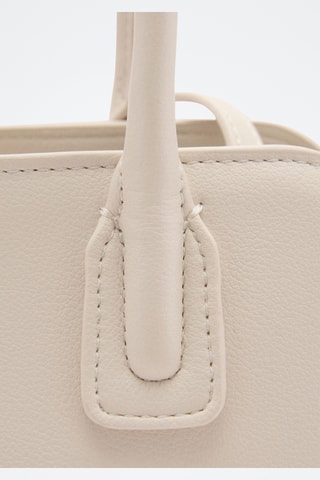 Sac bowling anse double - Écru