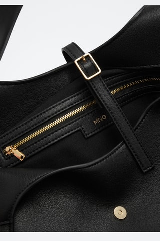 Sac cabas détail boucle - Noir