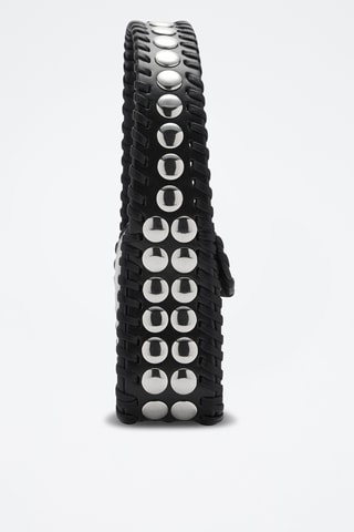 Sac porté main clouté - Noir