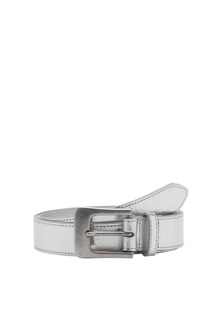 Ceinture boucle carrée - Argenté
