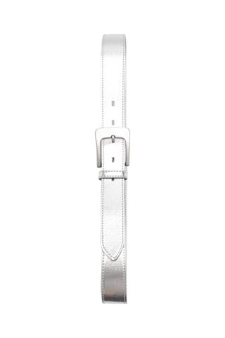 Ceinture boucle carrée - Argenté