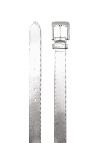 Ceinture boucle carrée - Argenté
