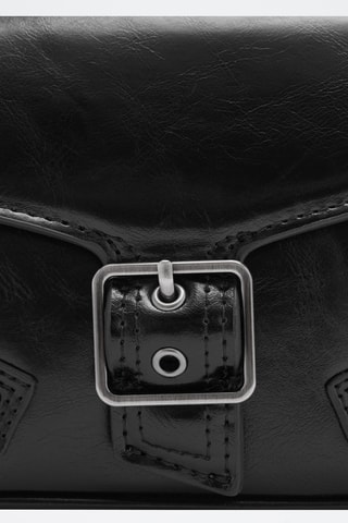 Sac porté épaule boucle - Noir