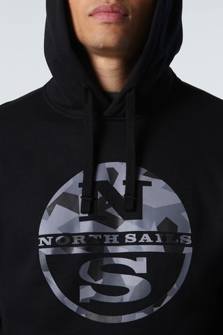 Sweat à capuche Noir - North Sails