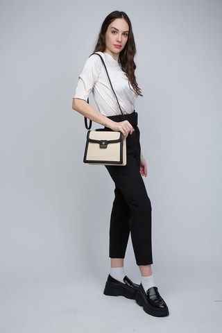 Sac à main Beige et noir - US Polo