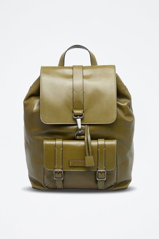 Sac à dos en cuir Cesare - Vert - Picadro