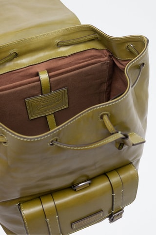 Sac à dos en cuir Cesare - Vert - Picadro