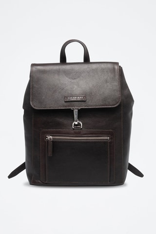 Sac à dos en cuir Alberto - Noir - Picadro