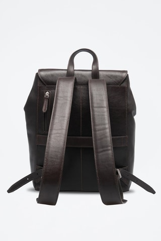 Sac à dos en cuir Alberto - Noir - Picadro