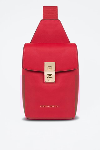 Sac à dos en cuir Rouge - Piquadro