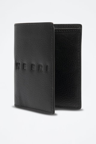 Porte-cartes en cuir Alberto - Noir - Picadro