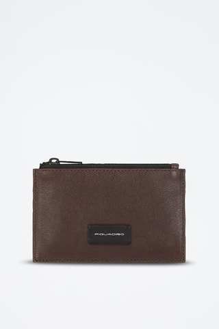 Porte-cartes en cuir - Marron foncé - Picadro