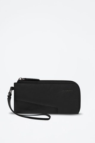 Pochette pour téléphone en cuir - Noir - Picadro
