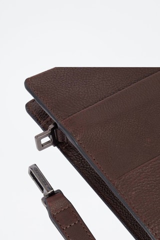 Pochette en cuir - Marron - Picadro