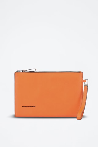 Pochette en cuir - Orange - Picadro