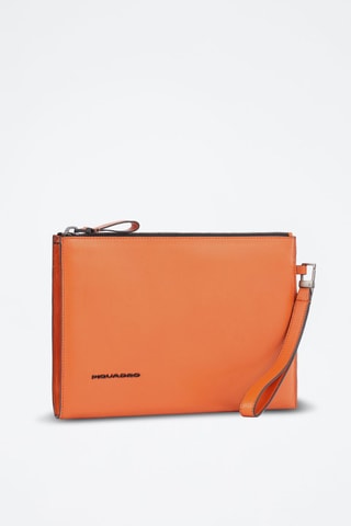 Pochette en cuir - Orange - Picadro