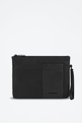 Pochette pour tablette tactile en cuir - Noir - Picadro