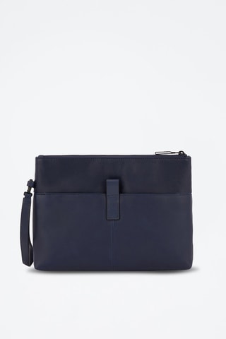 Pochette pour tablette tactile en cuir - Bleu foncé - Picadro
