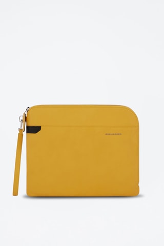 Pochette en cuir - Jaune - Picadro