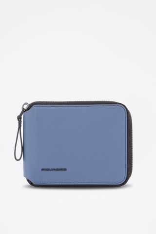 Pochette en cuir - Bleu - Picadro