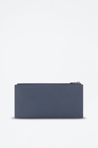 Pochette en cuir 
Bleu - Picadro