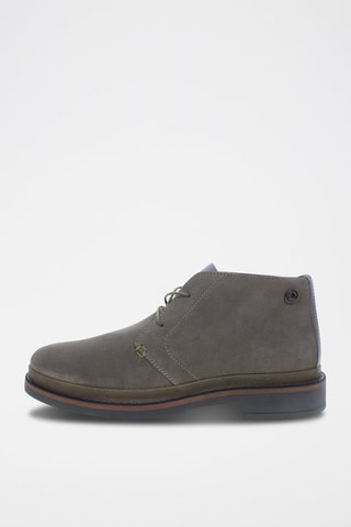 Derbys montants en nubuck Yann - Gris - US Polo