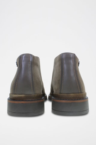 Derbys montants en nubuck Yann - Gris - US Polo