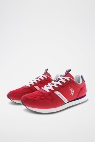 Tennis Nobil - Rouge et bleu marine - US Polo