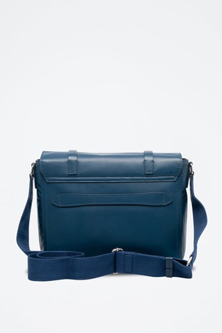 Sac bandoulière en cuir Casentino - Bleu - Picadro