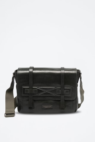 Sac bandoulière en cuir Casentino - Vert - Picadro