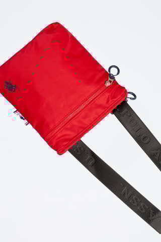 Sac bandoulière plat Bigfork - Rouge - US Polo