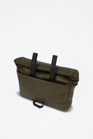 Sac bandoulière en cuir - Kaki et marron - Picadro