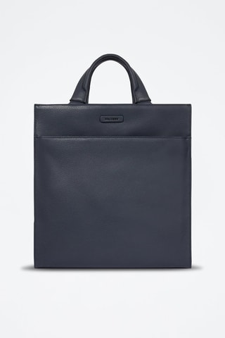 Cabas en cuir - Bleu nuit - Picadro