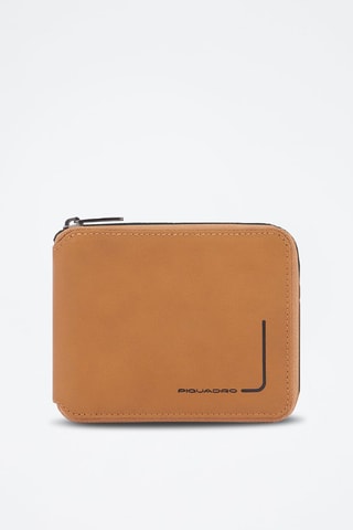 Portefeuille en cuir - Camel - Picadro