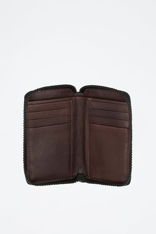 Portefeuille en cuir - Marron foncé - Picadro
