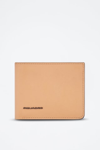 Portefeuille en cuir - Saumon - Picadro