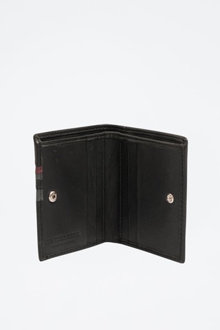 Portefeuille en cuir Uspa Gold Cup - Noir - US Polo