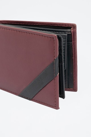 Portefeuille en cuir Utah - Bordeaux - US Polo