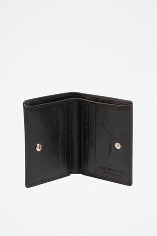 Portefeuille en cuir Union - Noir - US Polo