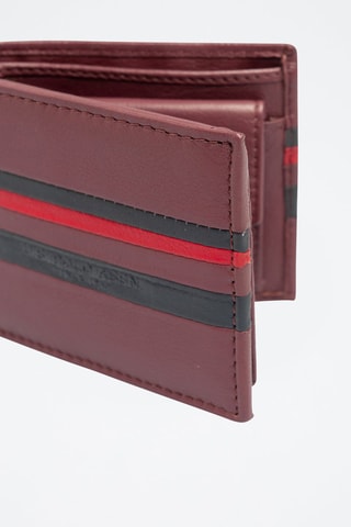 Portefeuille en cuir Uspa Gold Cup - Bordeaux - US Polo