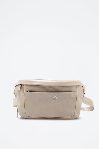 Sac banane en cuir - Beige - Picadro