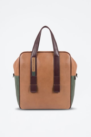 Sacoche en cuir - 
Beige - Picadro