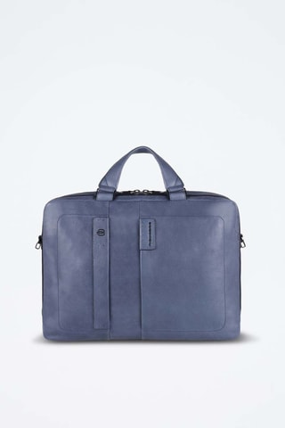 Sacoche en cuir - Bleu marine - Picadro